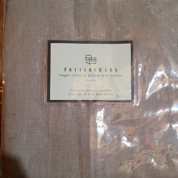Pottery Barn Dining Pottery Barn Megan Short Slipcover With Border